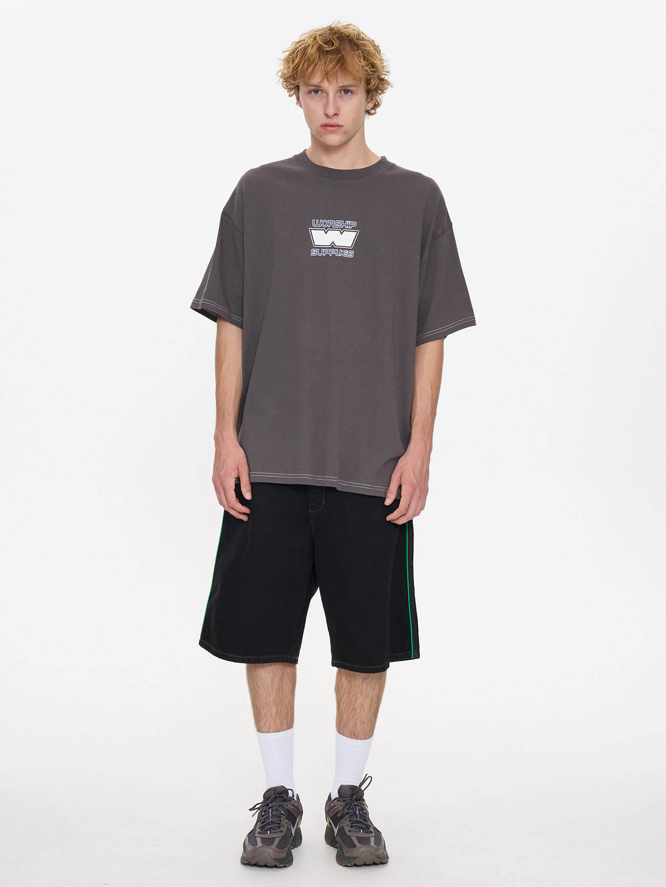 Grand Prix Big Dawg Jean Short - Worship Black