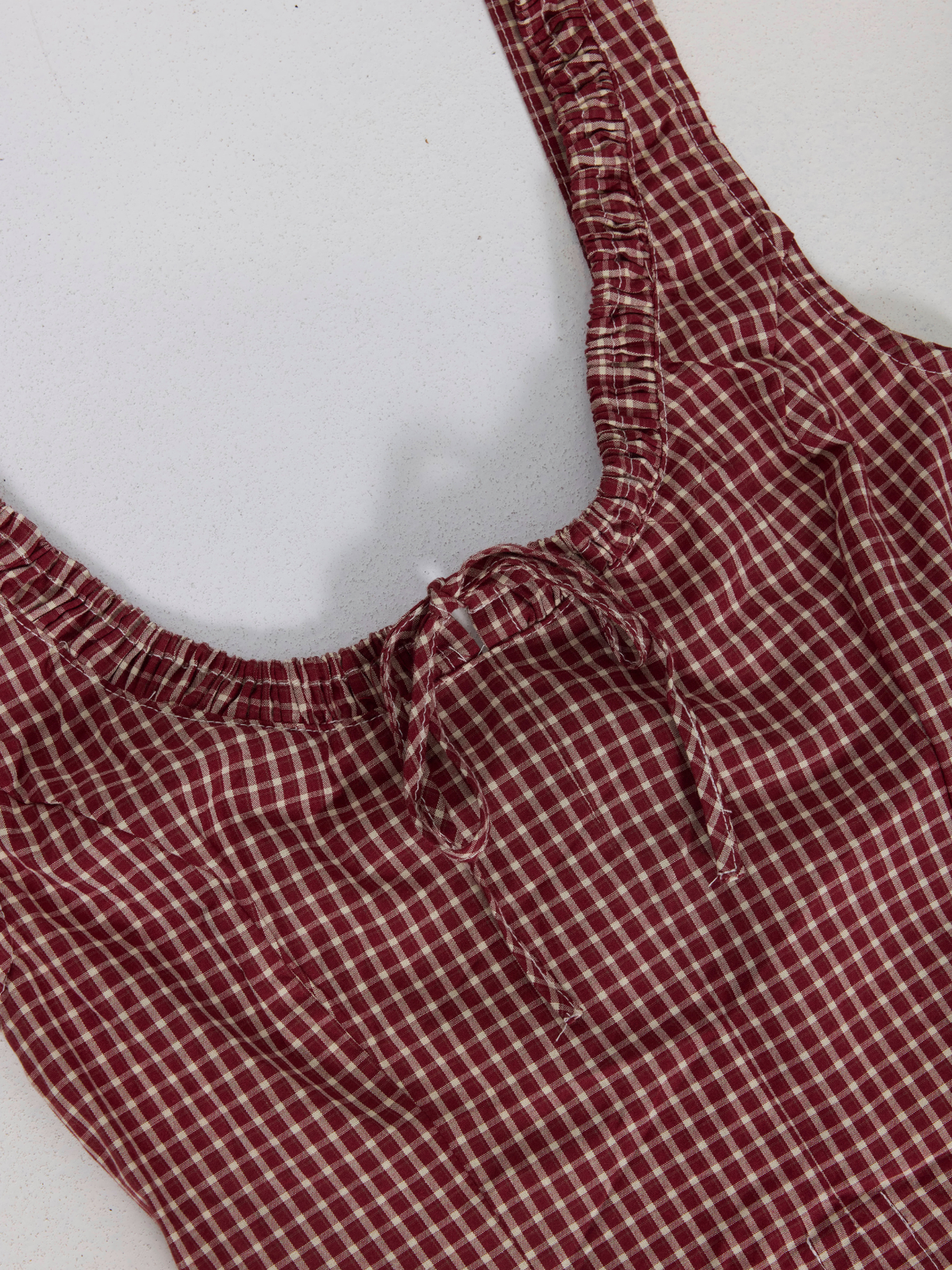 Clouded Bustier Top - Red