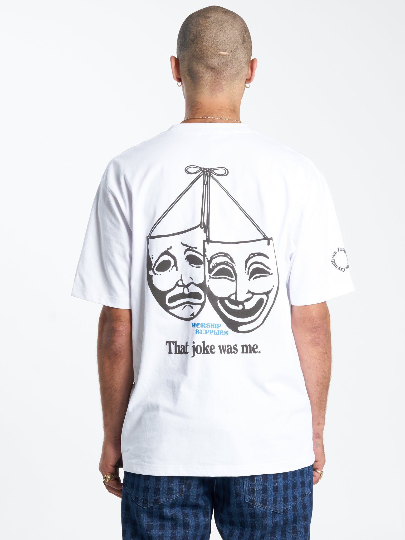 Die Laughing Tee - White