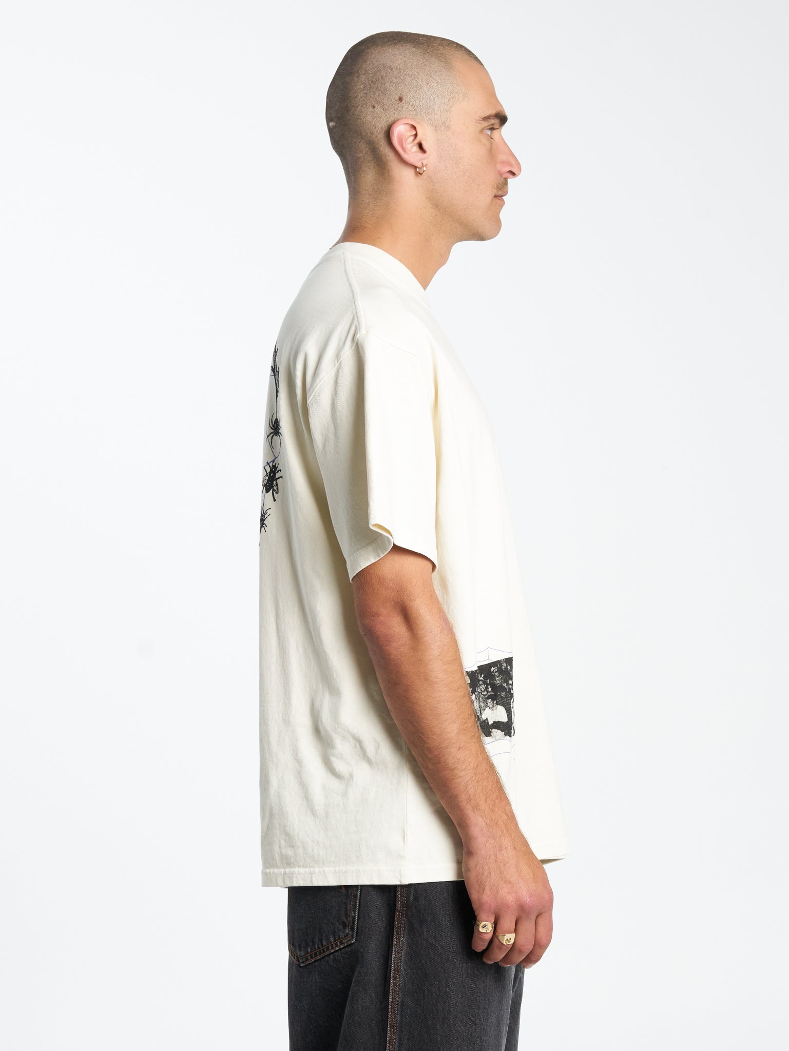 Creatures Oversize Tee - Bone