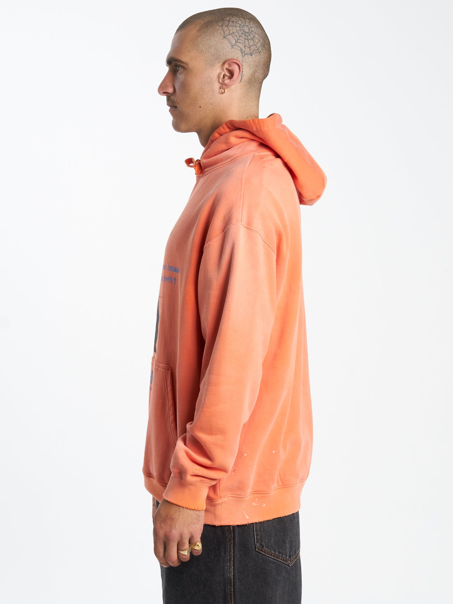 Smile More Hood - County Orange
