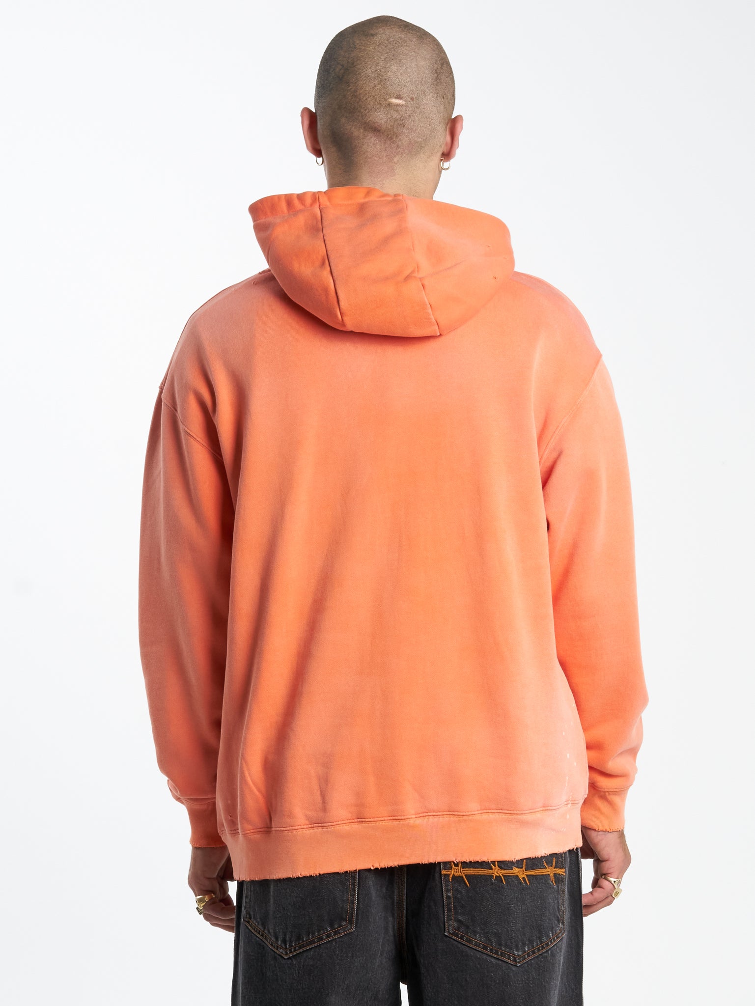 Smile More Hood - County Orange