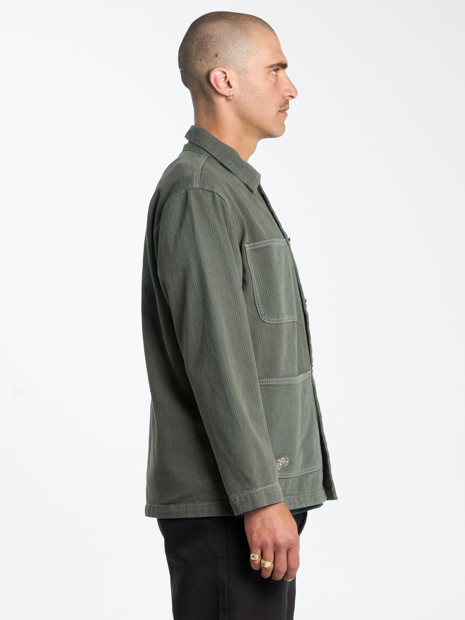 Sawn Off Carpenter Jacket - Pine Needle