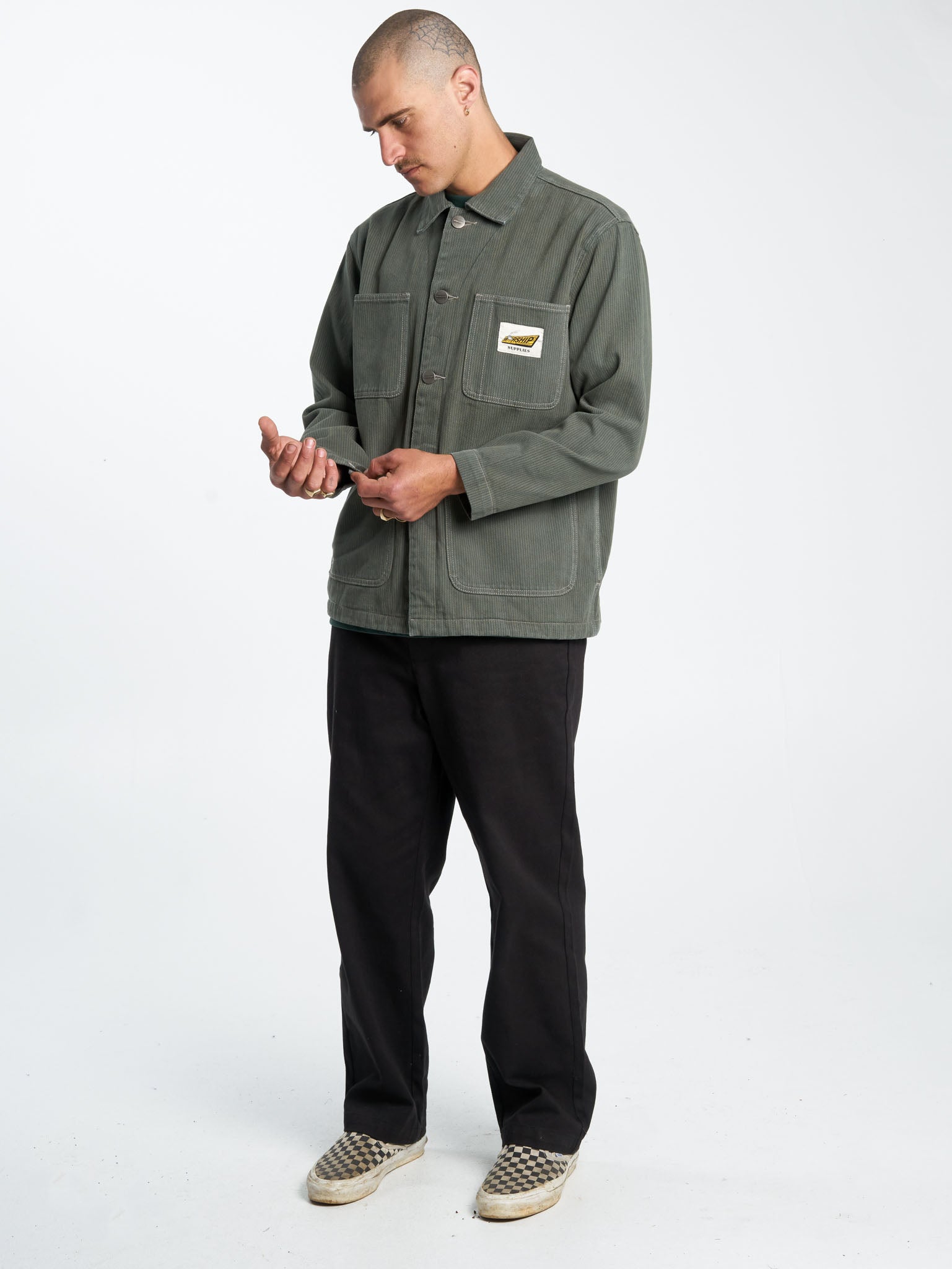 Sawn Off Carpenter Jacket - Pine Needle