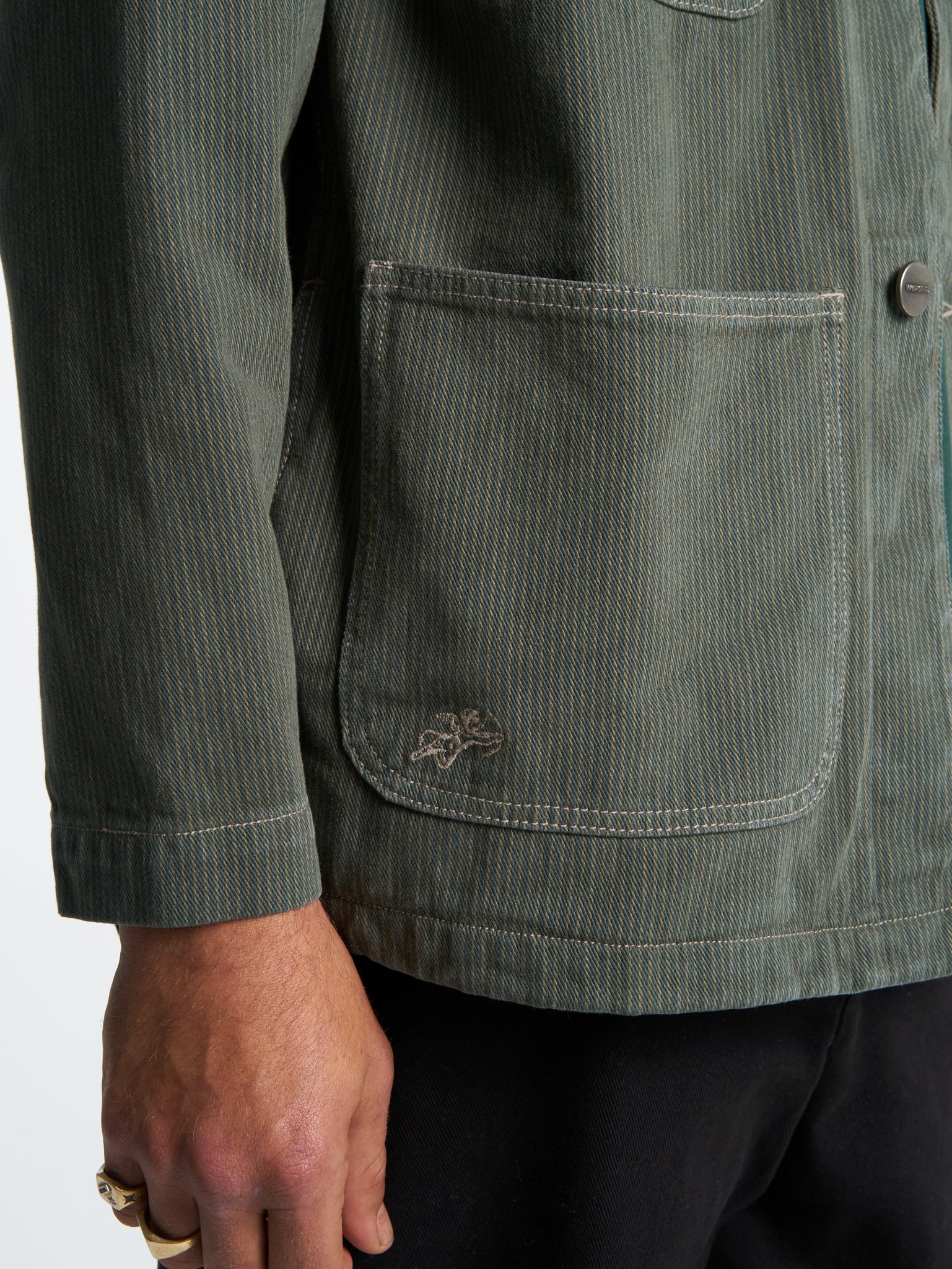 Sawn Off Carpenter Jacket - Pine Needle