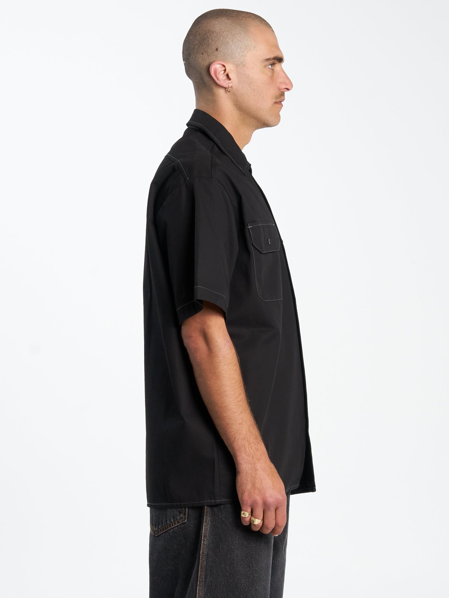 Time for Magic Work Shirt - Black
