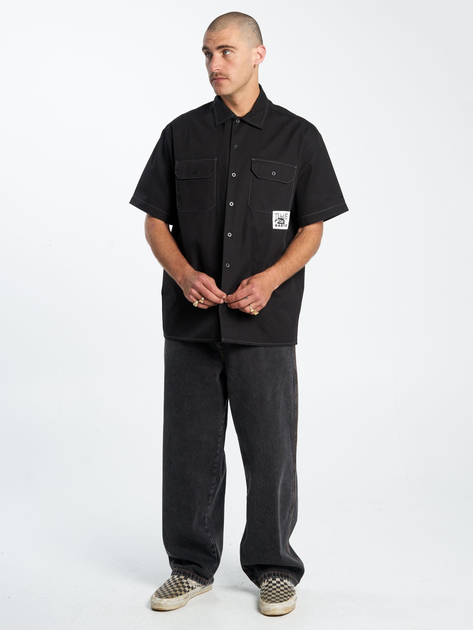 Time for Magic Work Shirt - Black