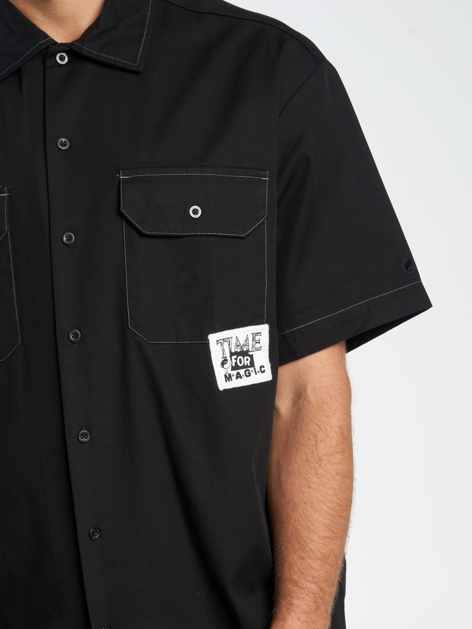 Time for Magic Work Shirt - Black