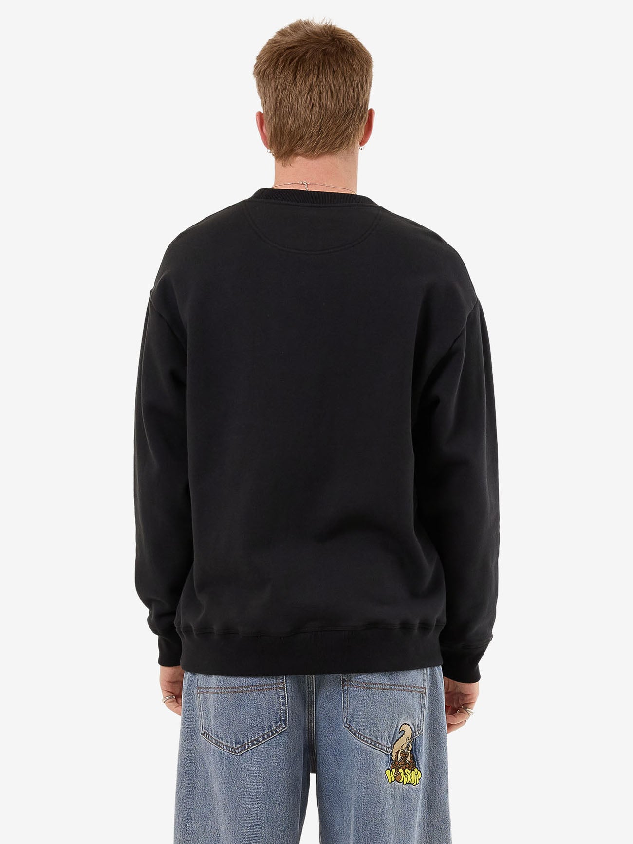 Diablo Fleece Crew - Black XS