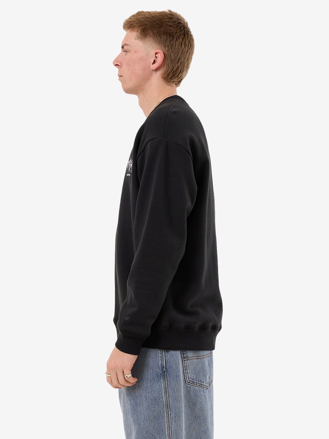 Diablo Fleece Crew - Black XS