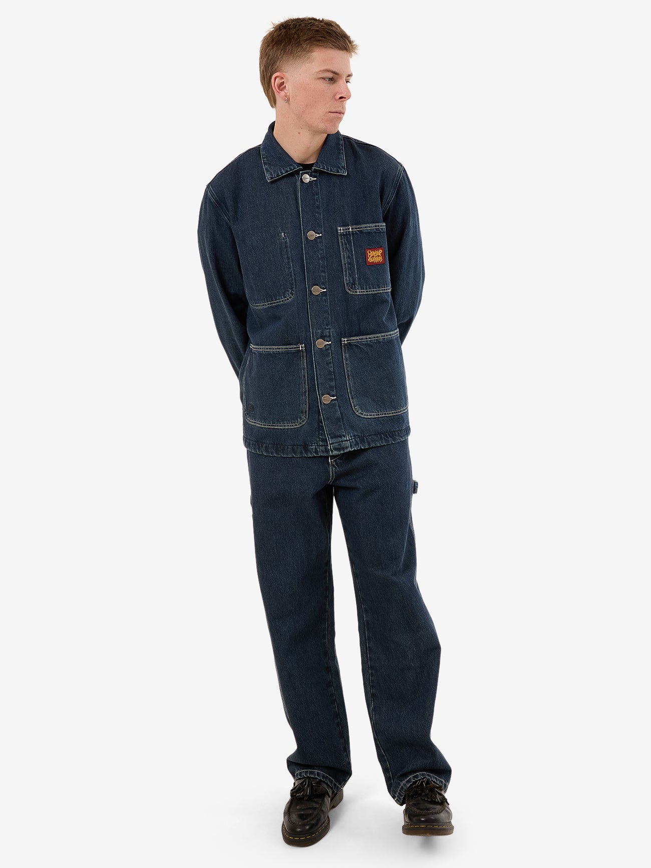 Denim Chore Jacket - Dirty Midnight Blue XS