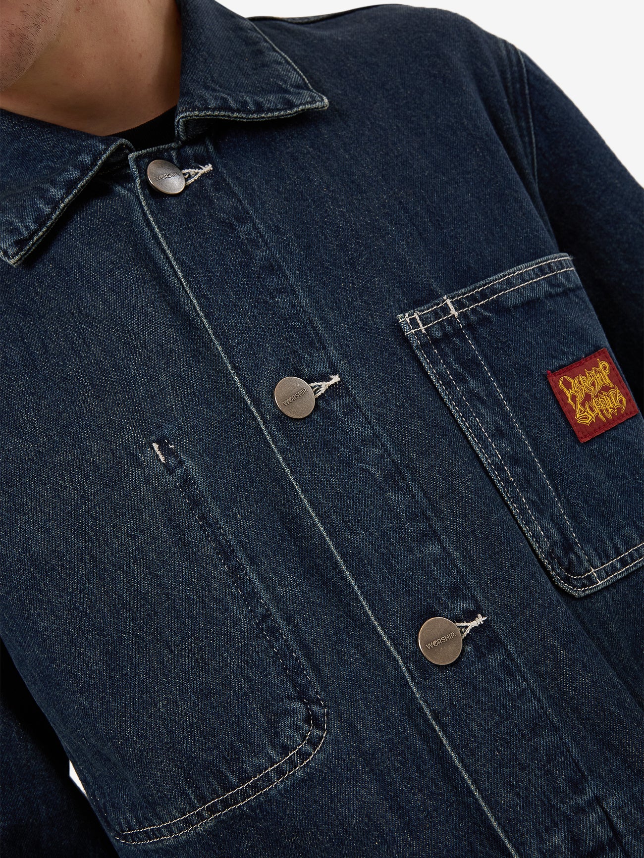 Denim Chore Jacket - Dirty Midnight Blue XS
