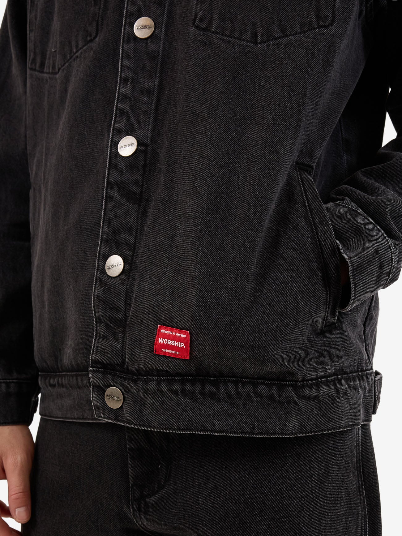 Nuclear Denim Jacket - Used Black XS