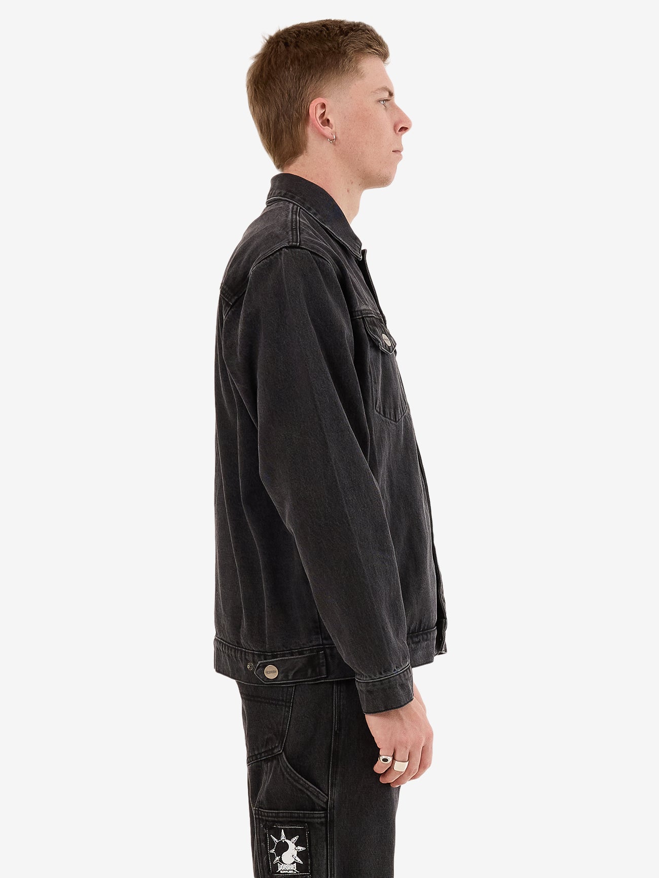 Nuclear Denim Jacket - Used Black XS