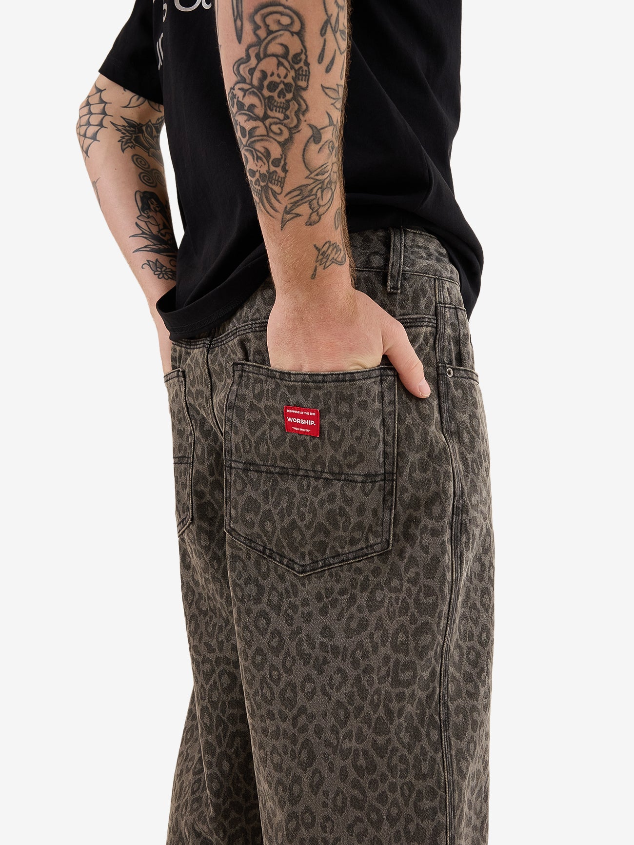 Nightprowler Big Dawg Jean - Leopard Smoke 26