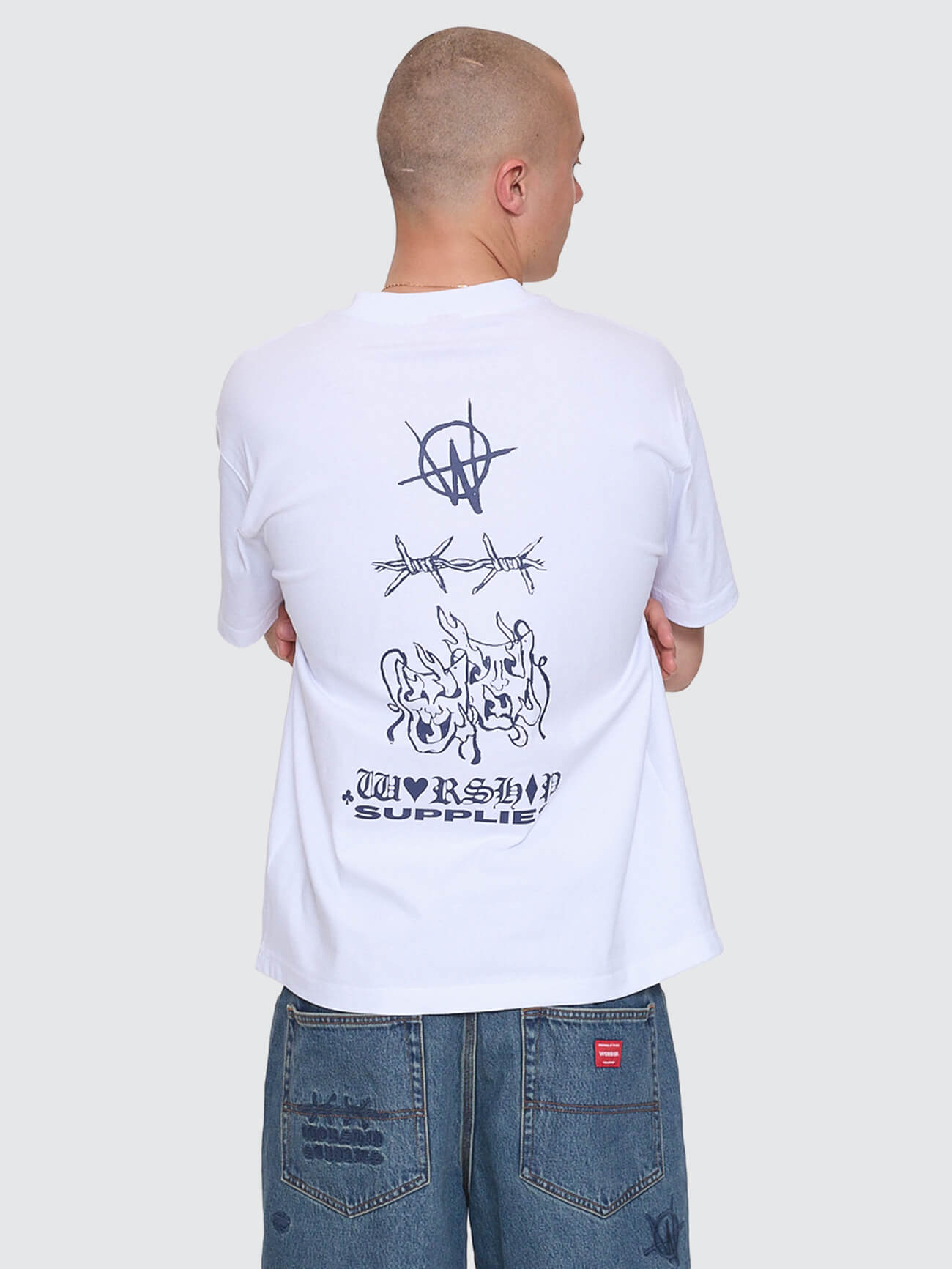 Scratch Tee - White XS