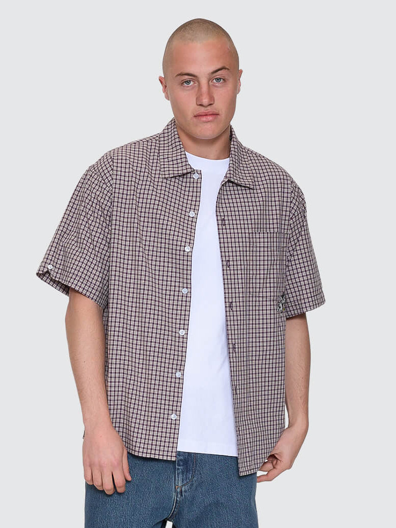 Cherub Short Sleeve Shirt - Blackberry XS