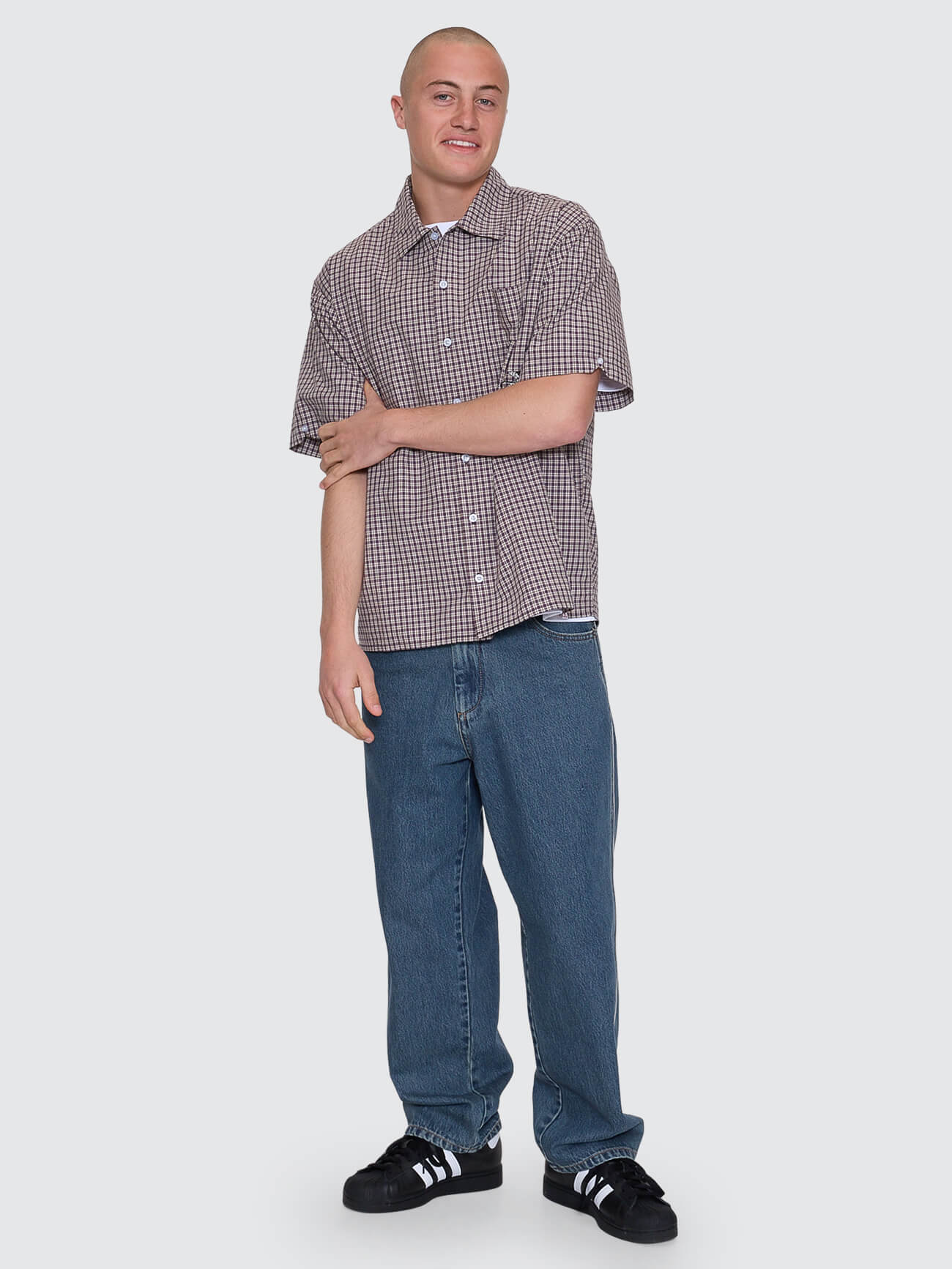 Cherub Short Sleeve Shirt - Blackberry XS