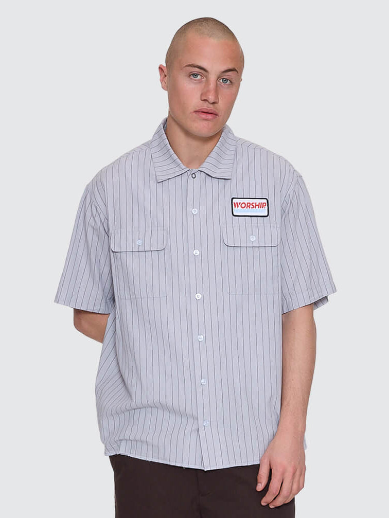 Preparation Short Sleeve Work Shirt - Lunar Grey XS