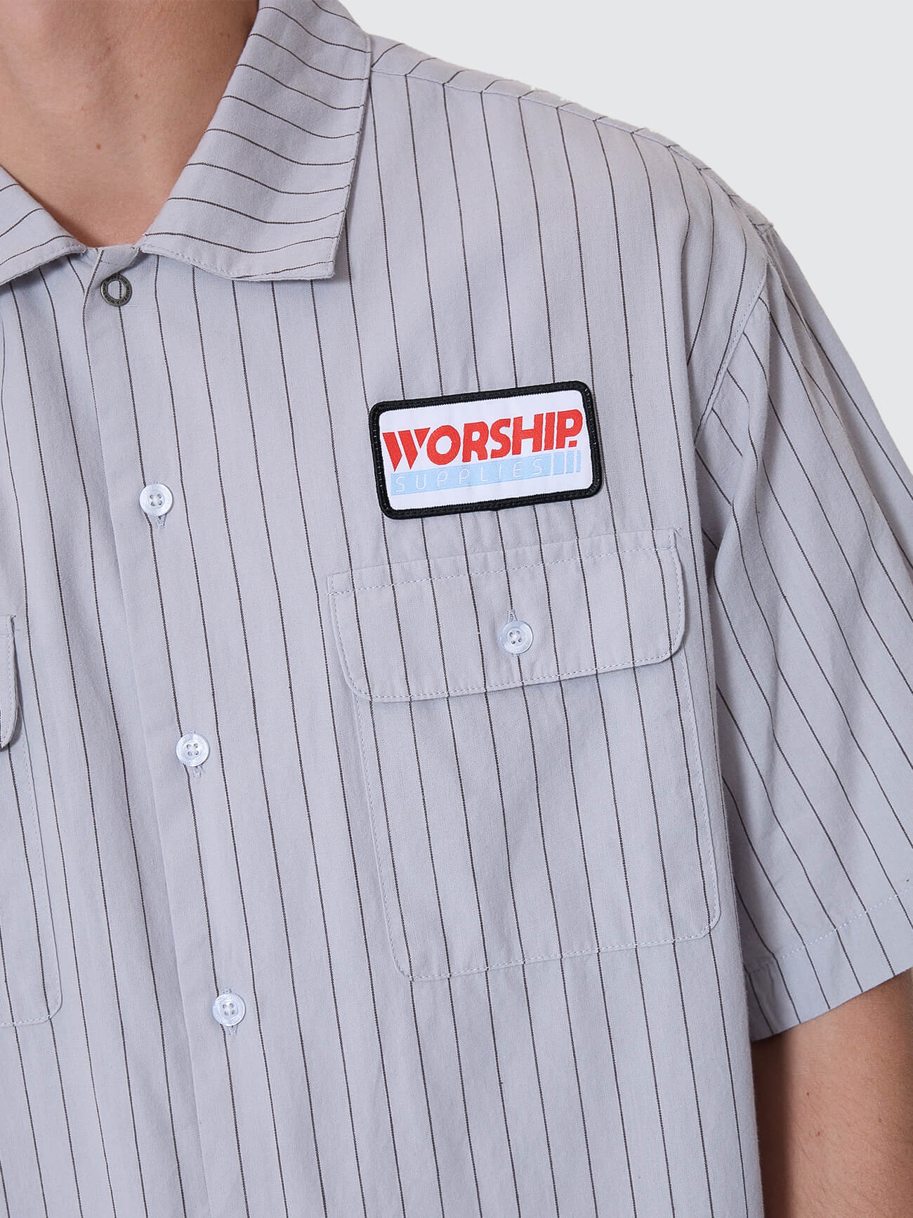 Preparation Short Sleeve Work Shirt - Lunar Grey XS