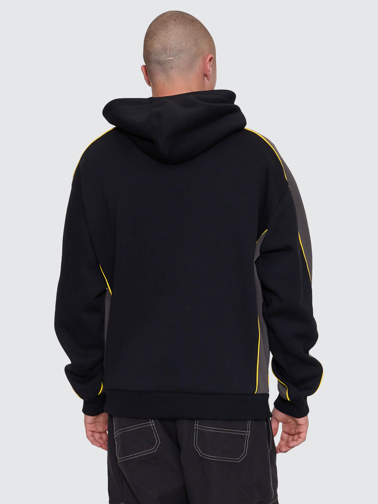 Laser Panel Pullover Hood - Black XS