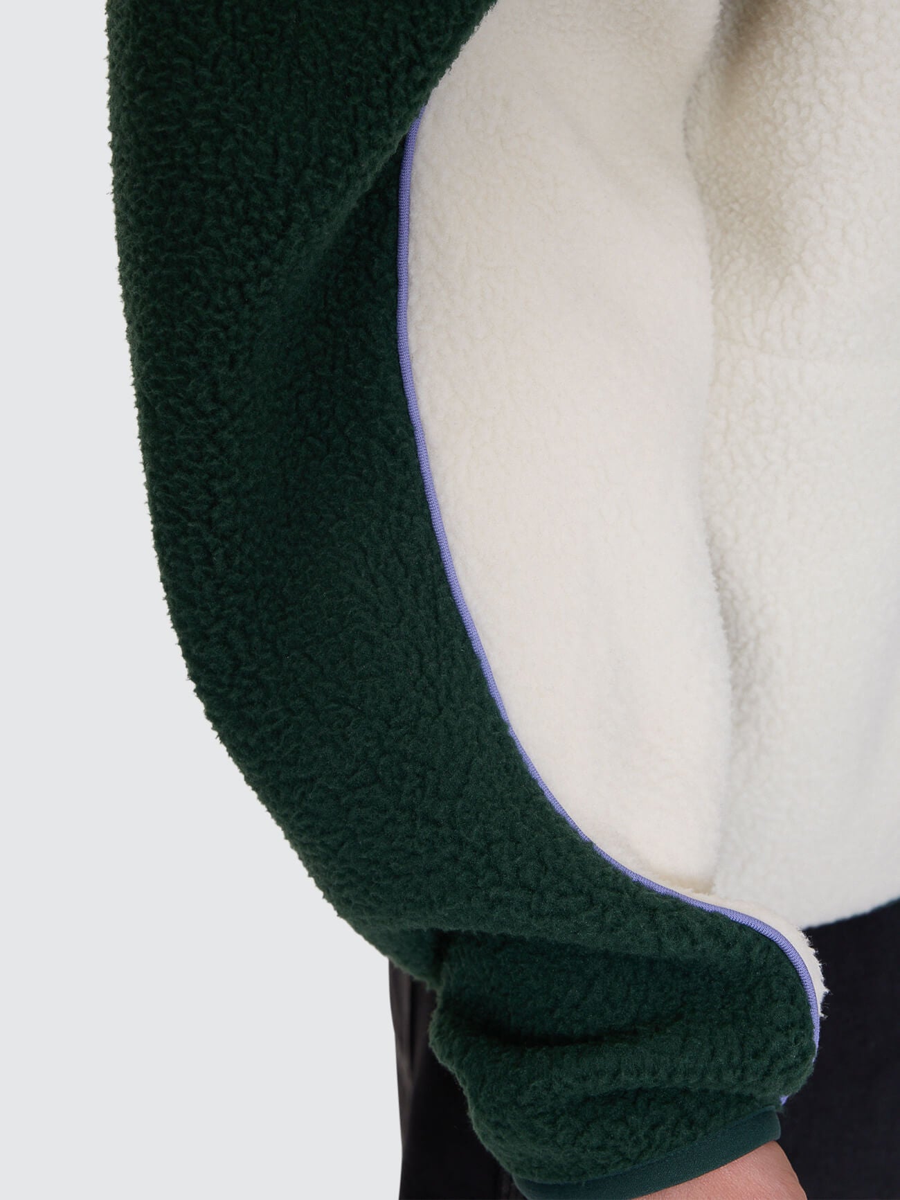 Sonic Quarter Zip Sherpa Fleece - Zine XS