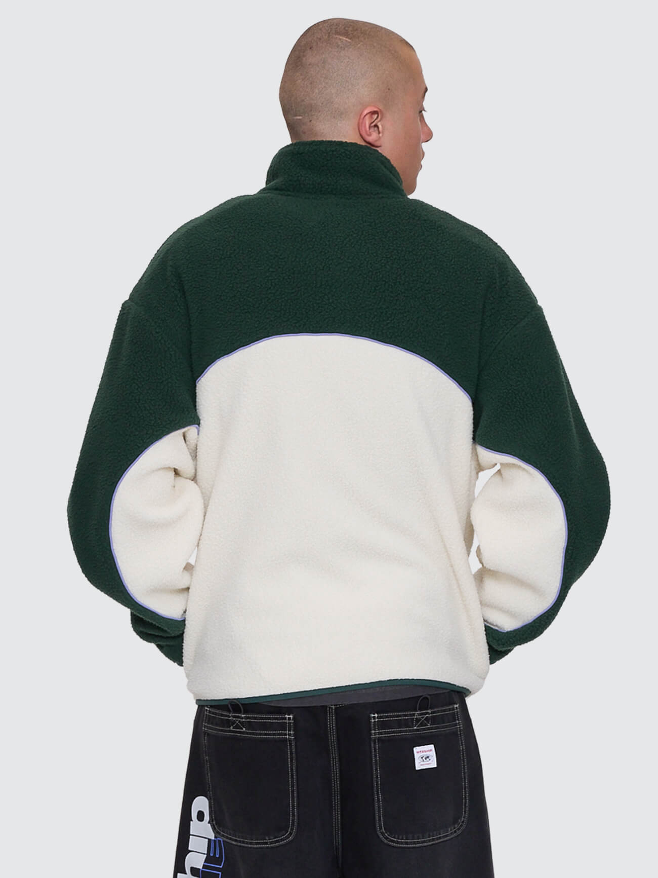 Sonic Quarter Zip Sherpa Fleece - Zine XS