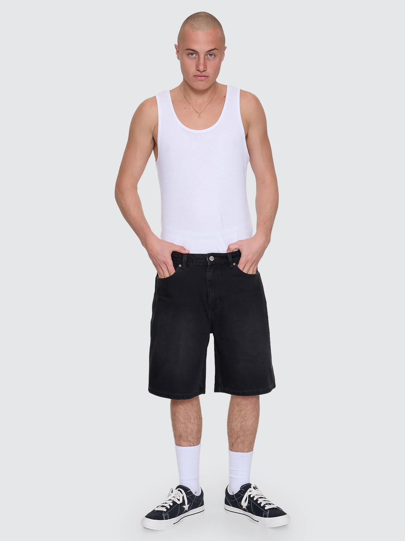 On Leave Carpenter Jean Short - Raven 26