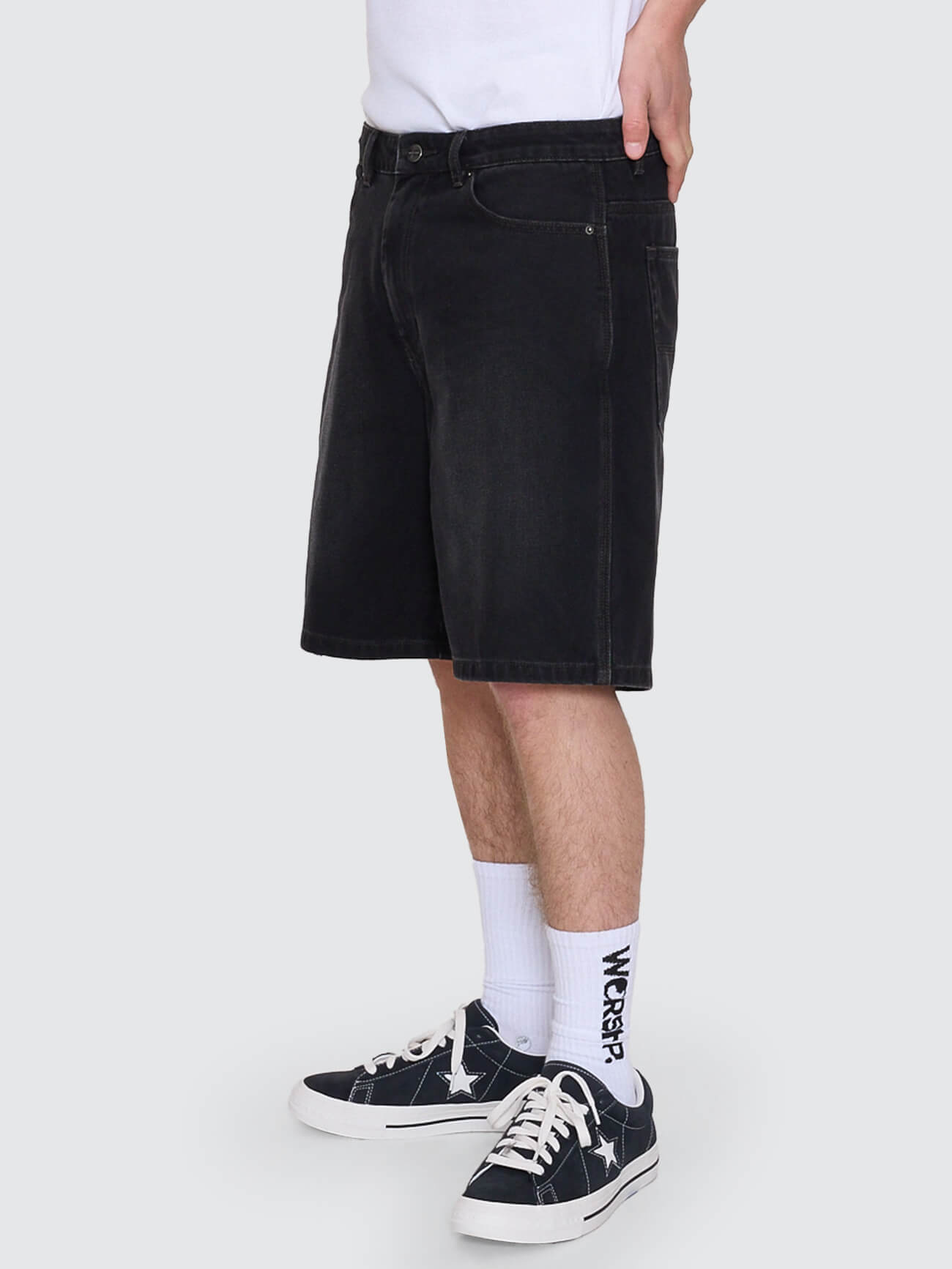 On Leave Carpenter Jean Short - Raven 26