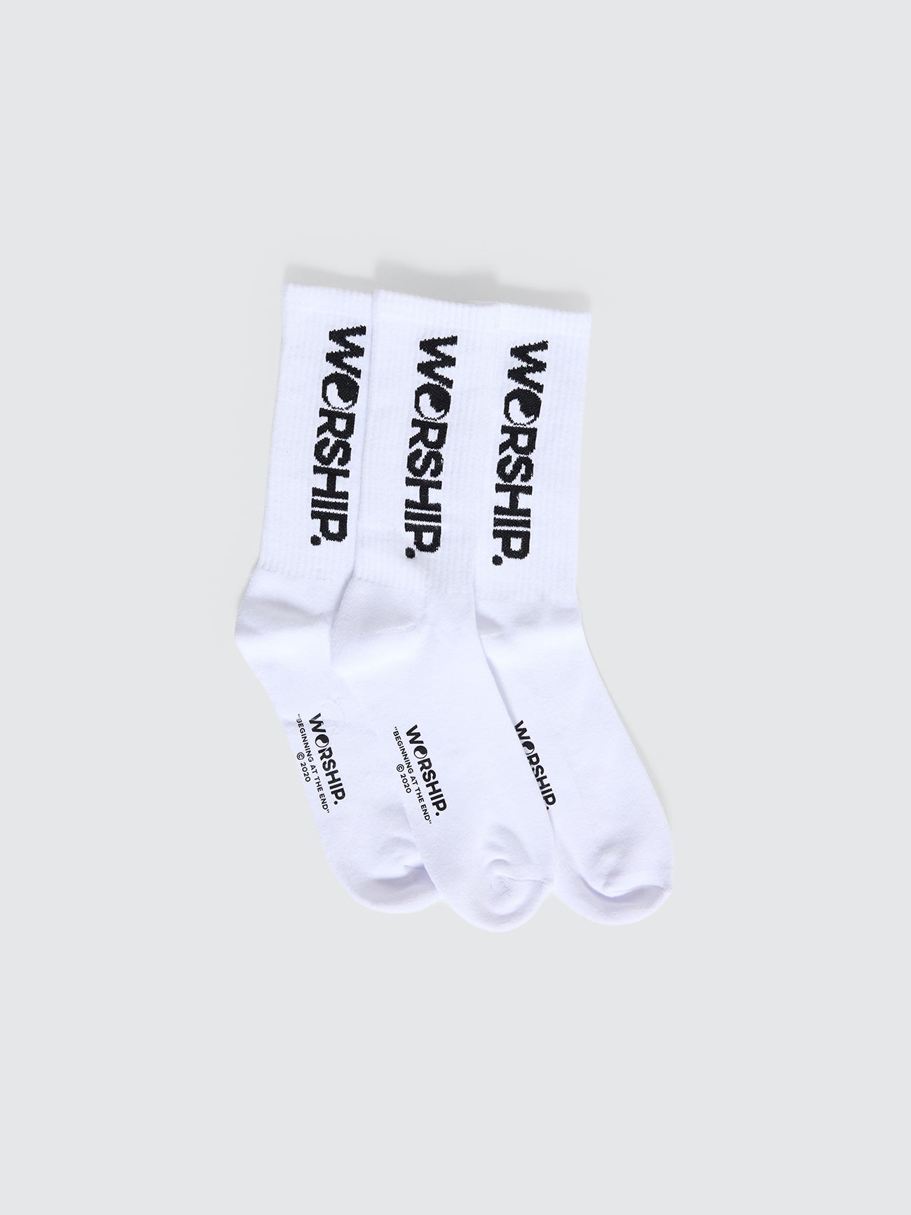 Core Socks 3 Pack - White