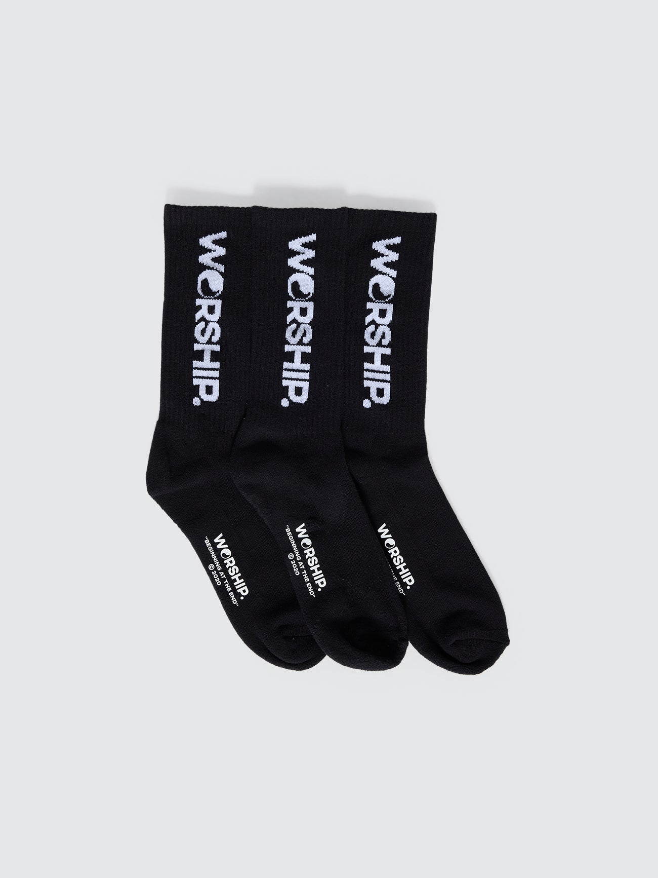Core Socks 3 Pack - Black