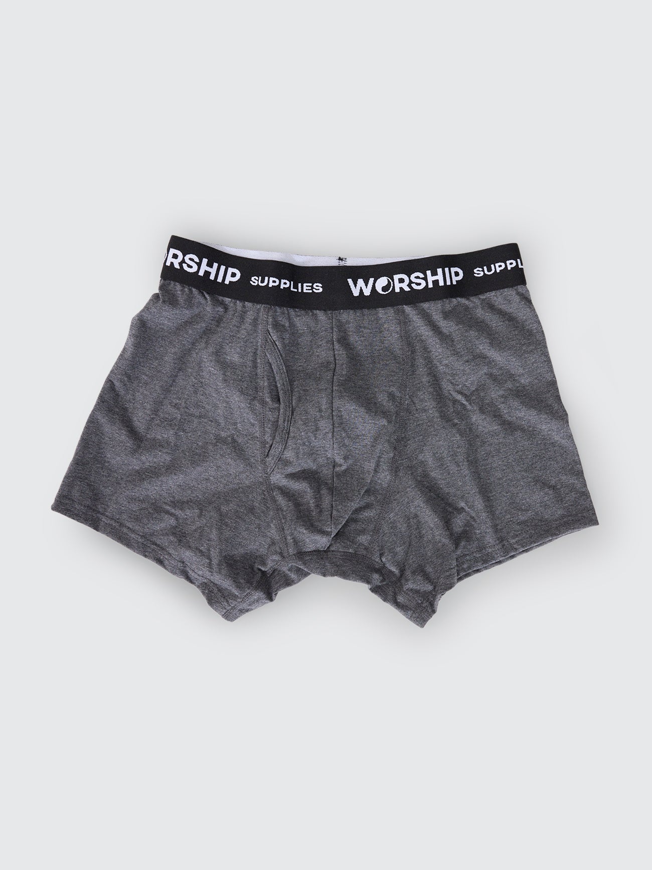 Mens Trunks 3 Pack - Black - Grey Marle - Black Marle