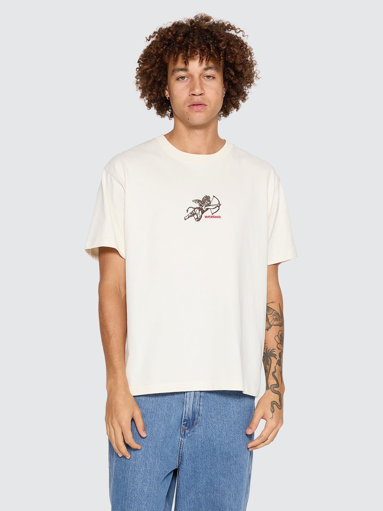 Cherub Heavyweight Embro Tee - Zine XS
