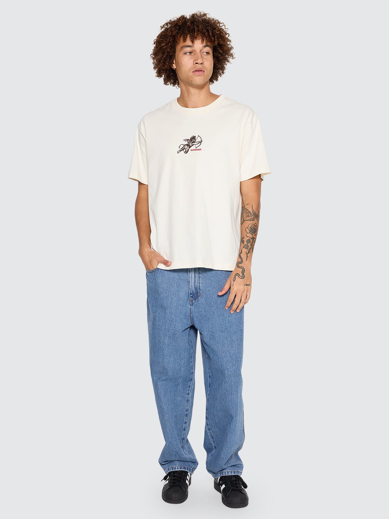 Cherub Heavyweight Embro Tee - Zine XS