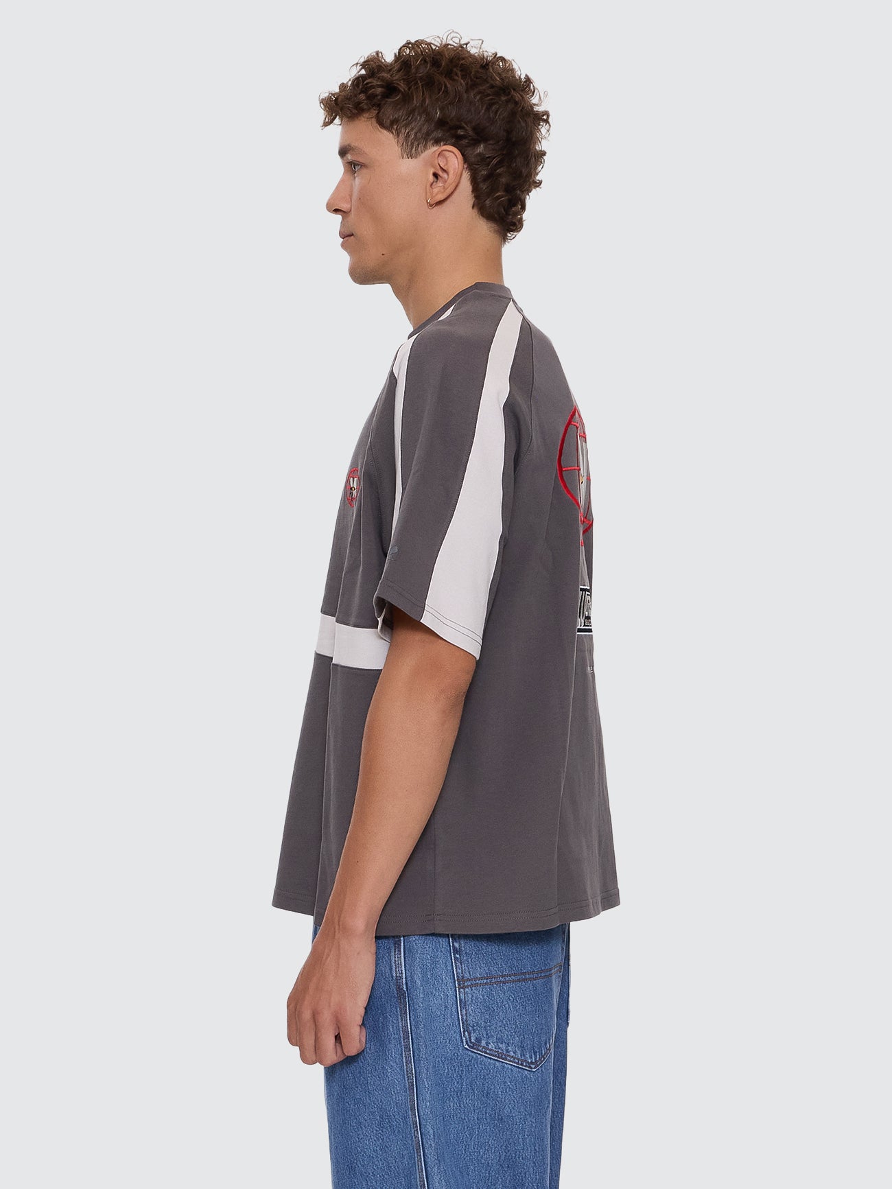 Anytime Oversize Raglan Tee - Worn Black
