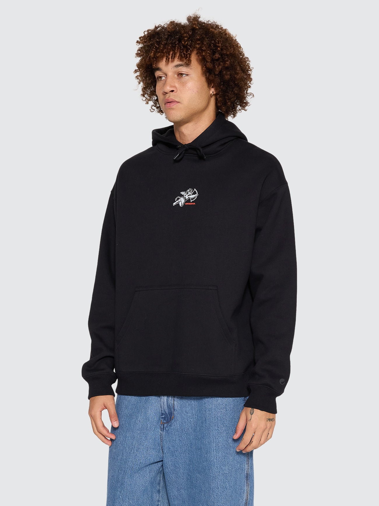 Cherub Pullover Hood - Black XS