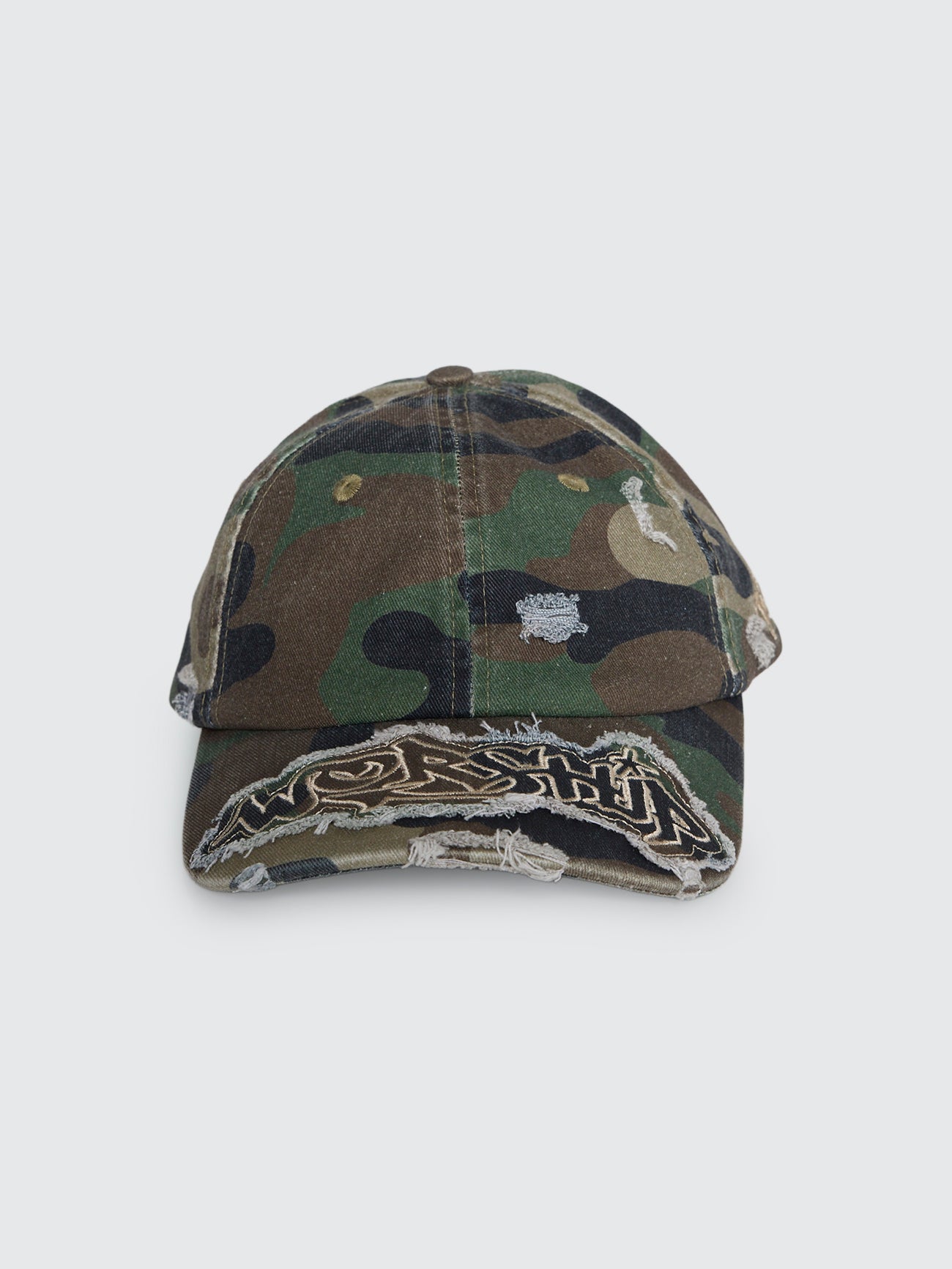 Stealth Throws Camo Dad Cap - Green