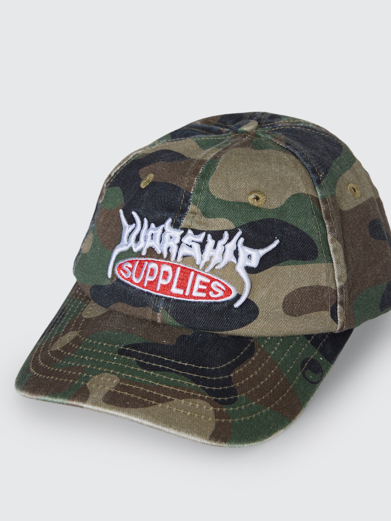 Stealth Messenger Camo Dad Cap - Green