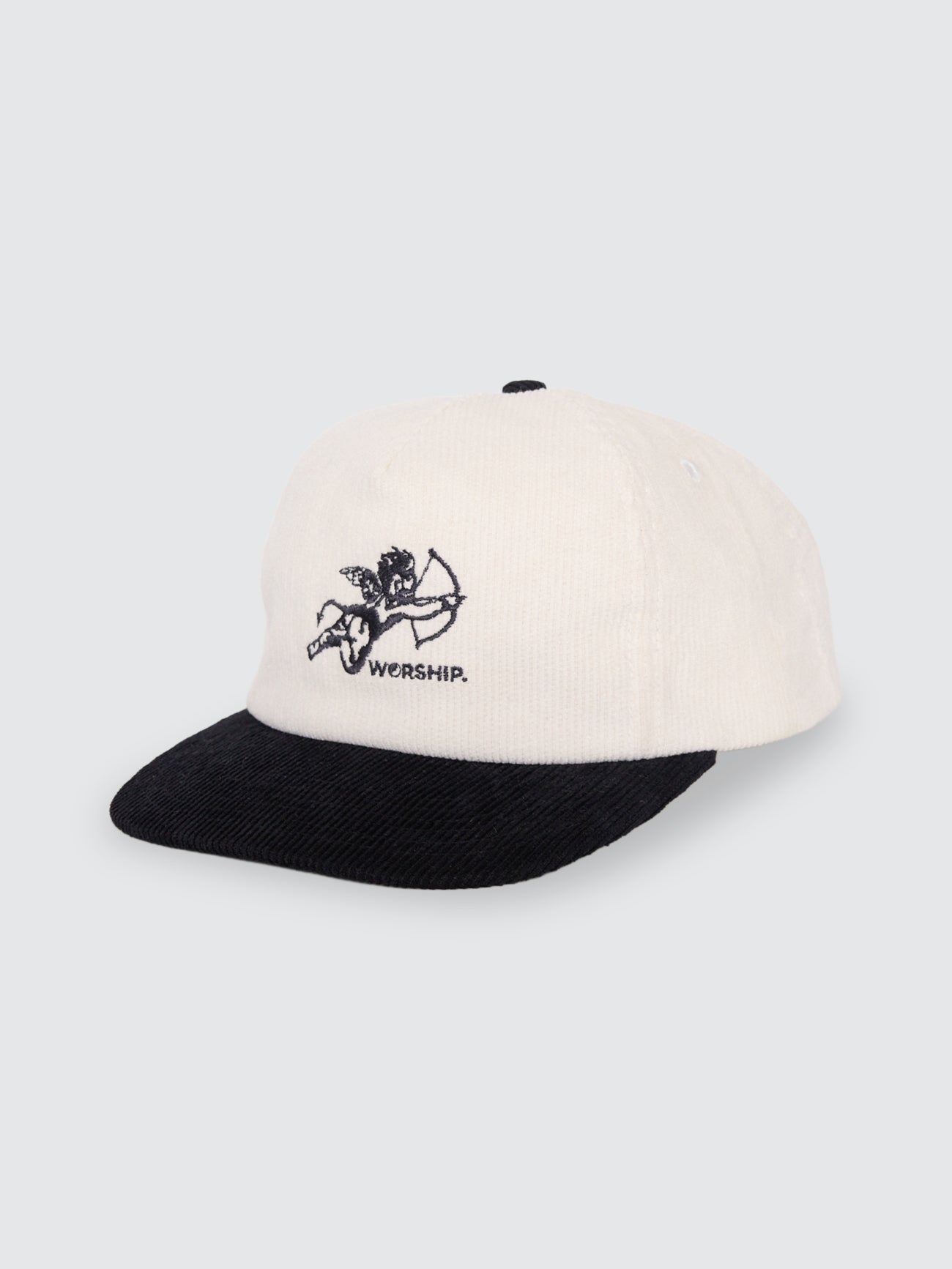 Cherub Cord Hat - Cream/Black