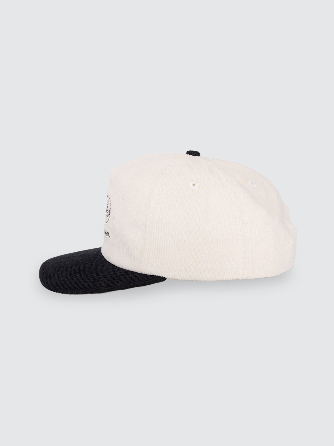 Cherub Cord Hat - Cream/Black