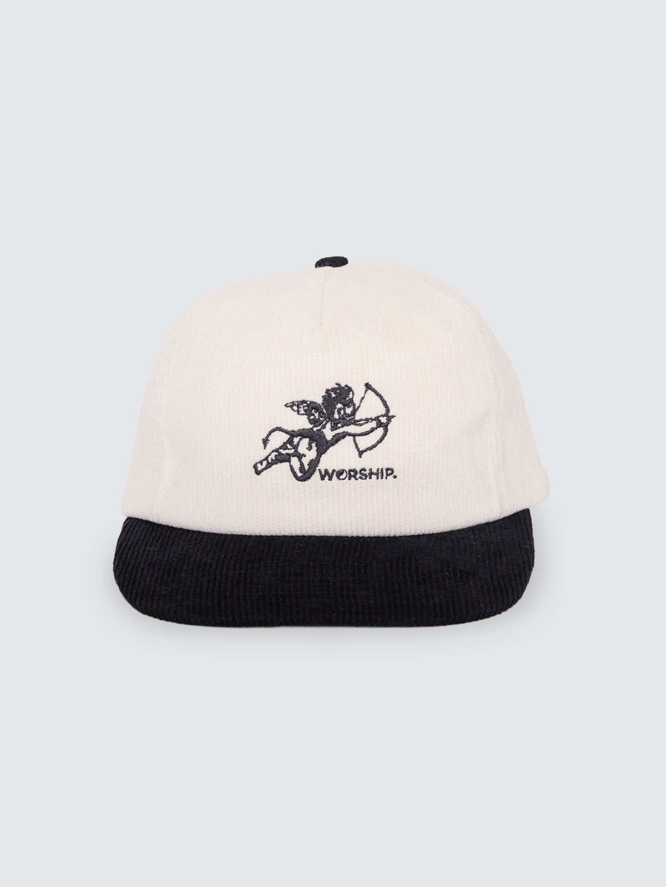 Cherub Cord Hat - Cream/Black