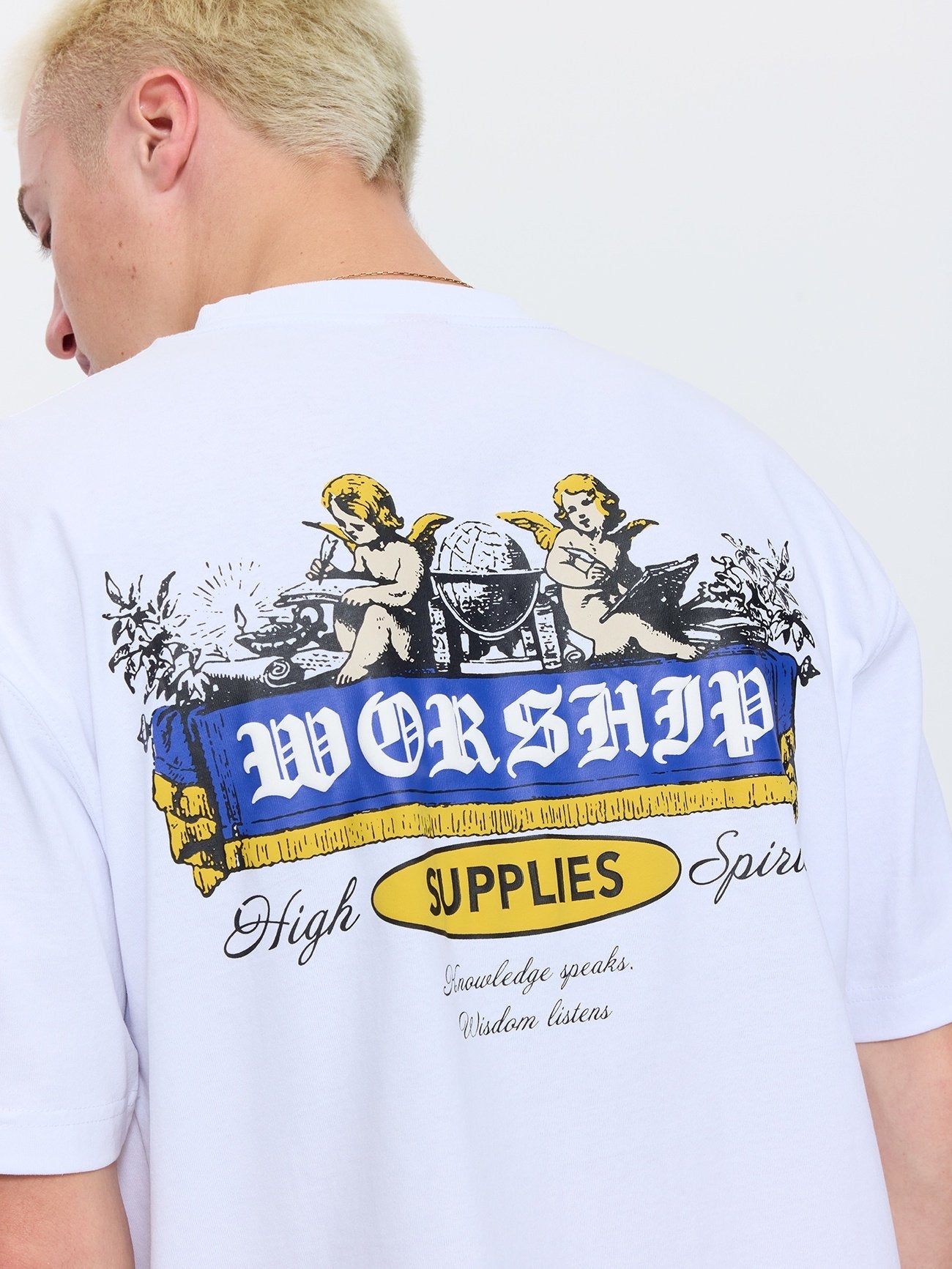Know Wisdom Tee - White