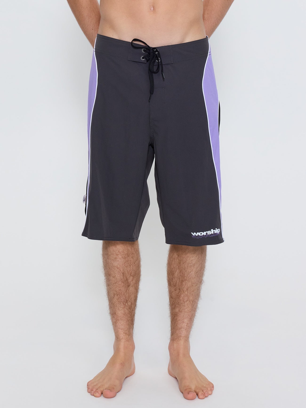 Sonic Long Boardshort - Worn Black