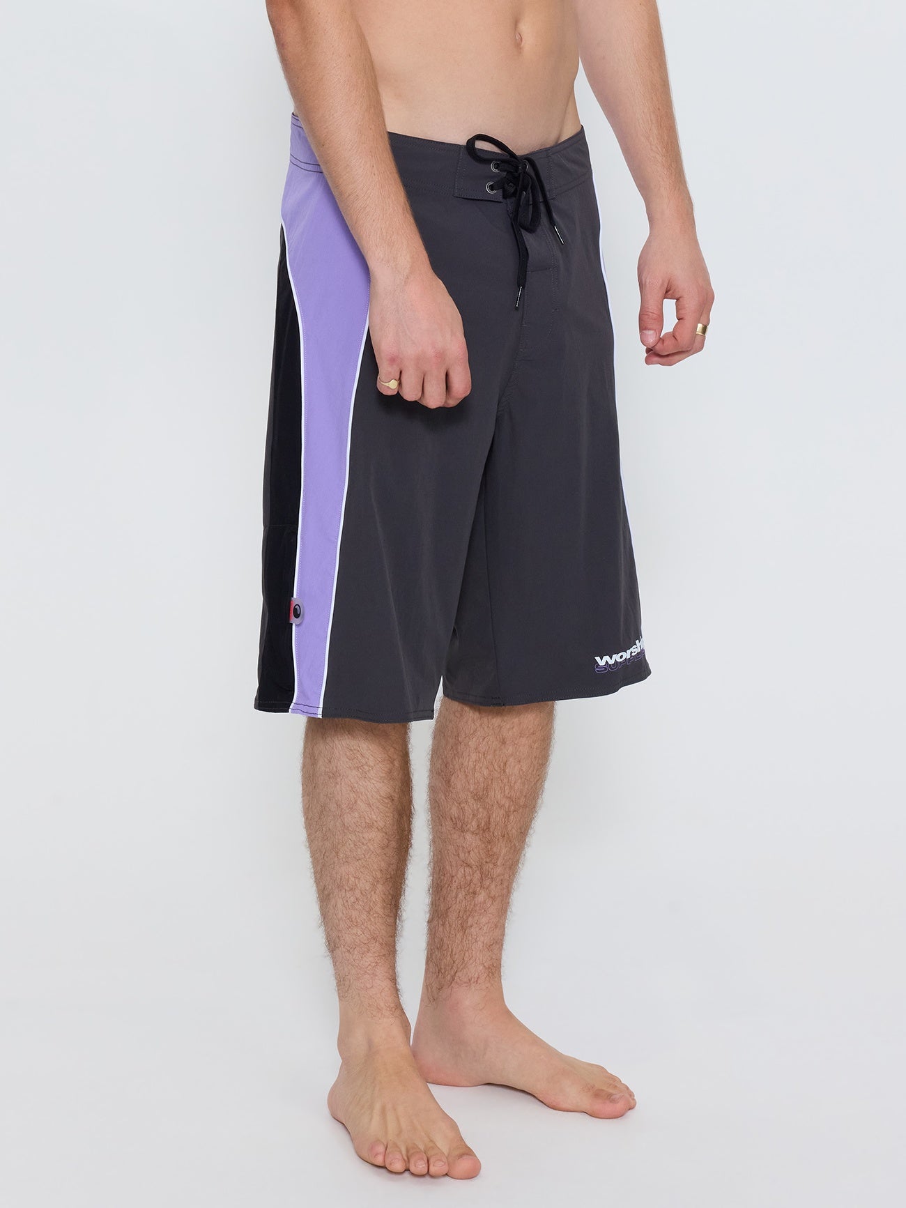 Sonic Long Boardshort - Worn Black