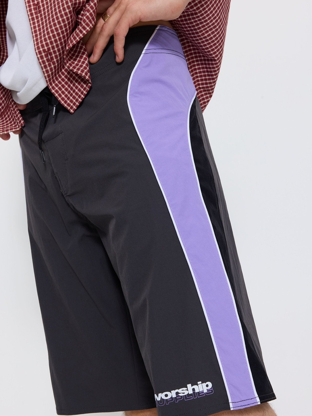 Sonic Long Boardshort - Worn Black