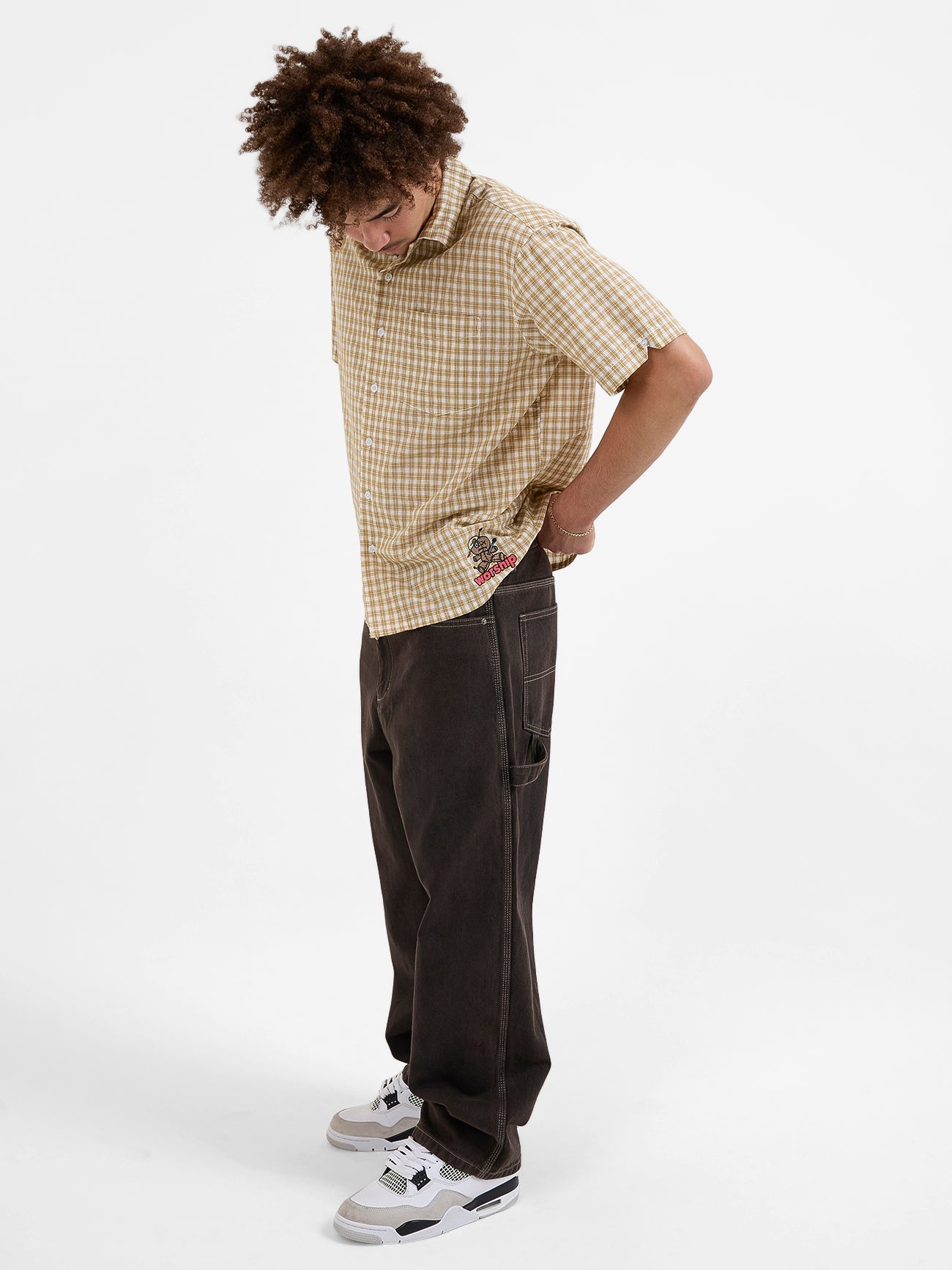 Dejavoodoo Short Sleeve Shirt - Popcorn Yellow XS