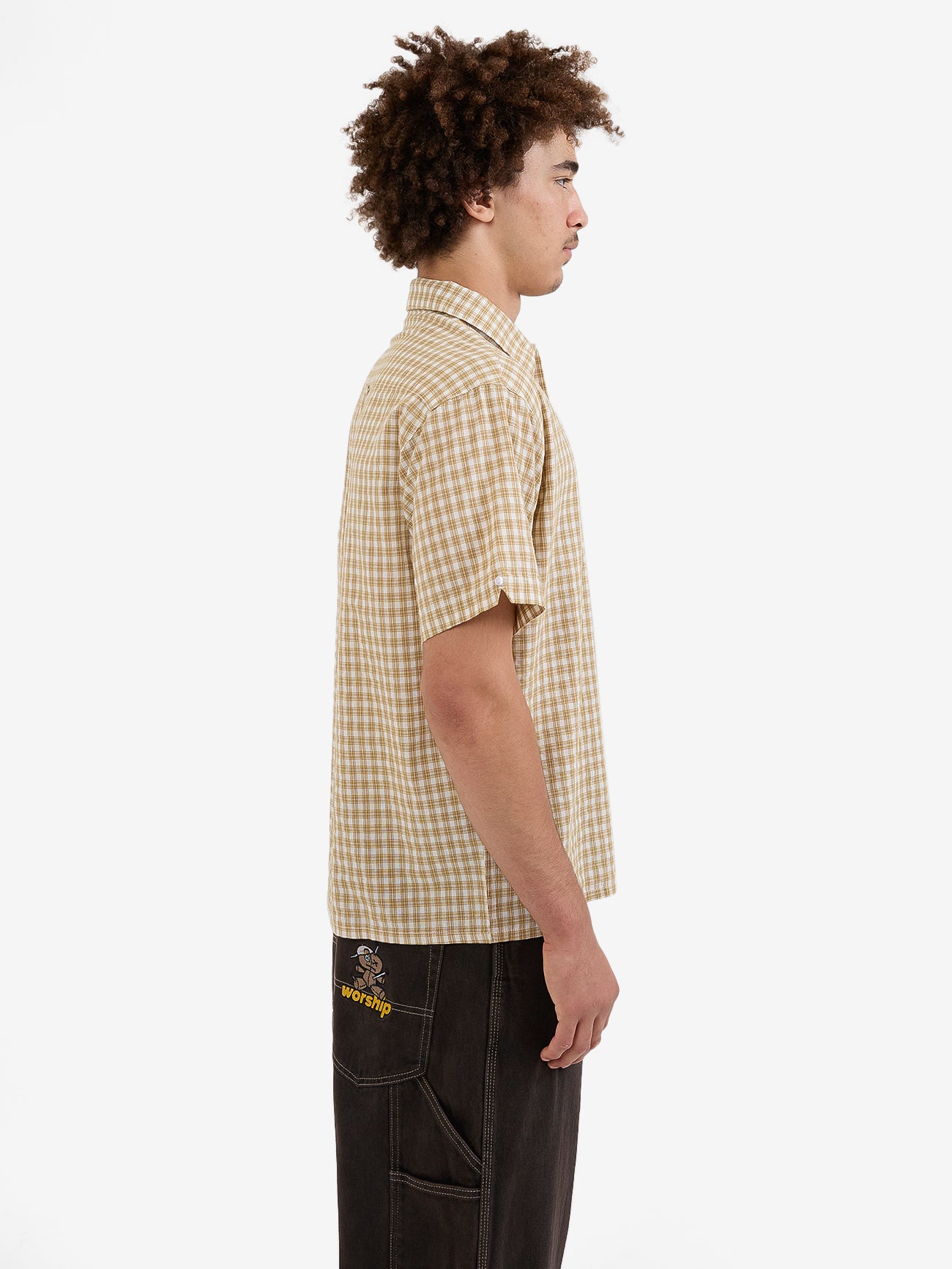 Dejavoodoo Short Sleeve Shirt - Popcorn Yellow XS