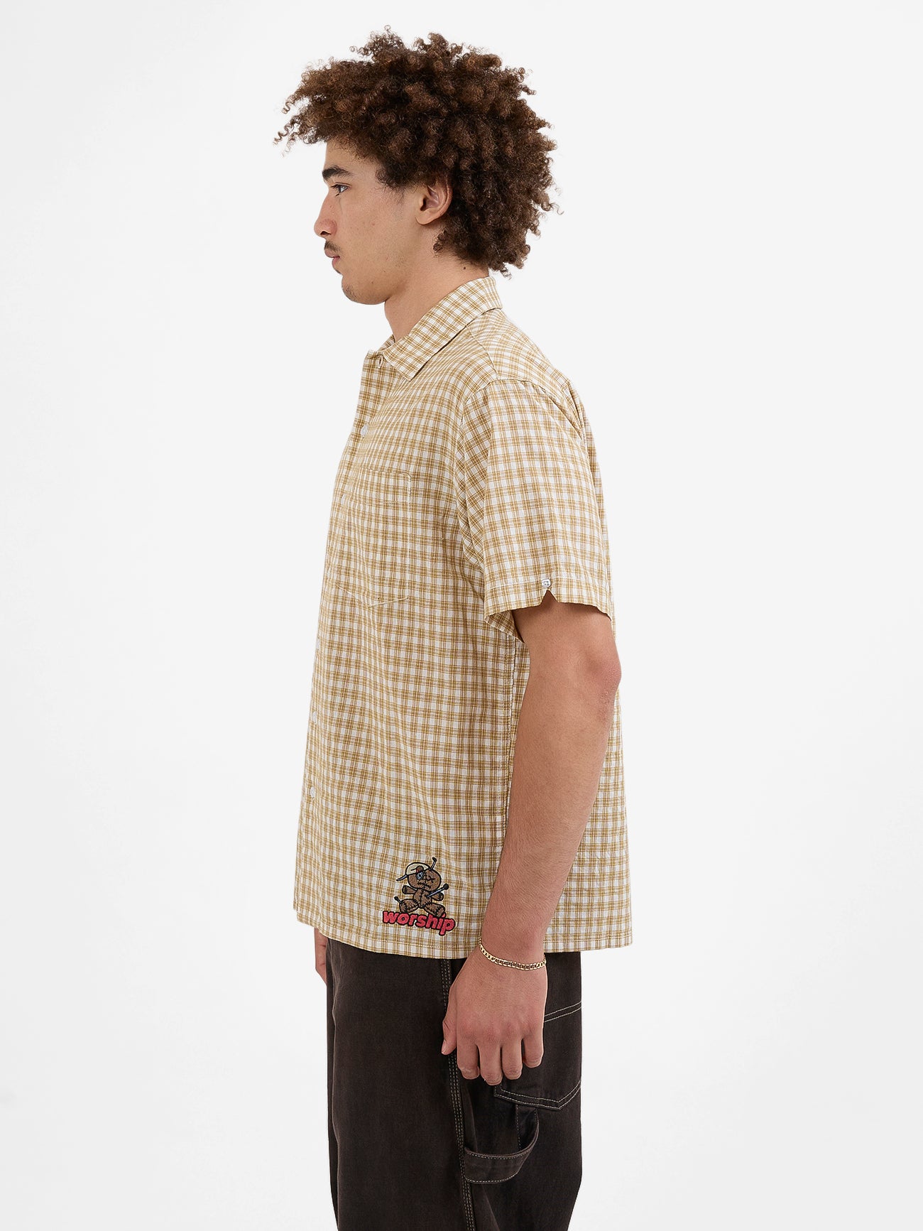 Dejavoodoo Short Sleeve Shirt - Popcorn Yellow XS