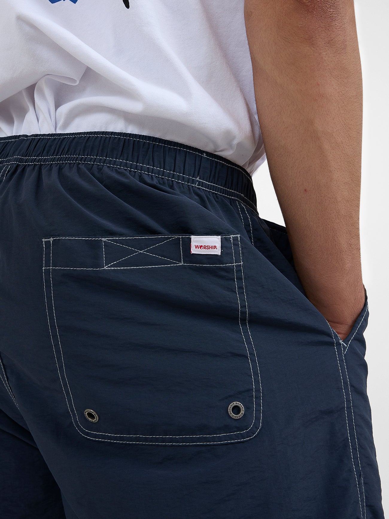 Arachnid Baggie Nylon Short - Black Iris 28