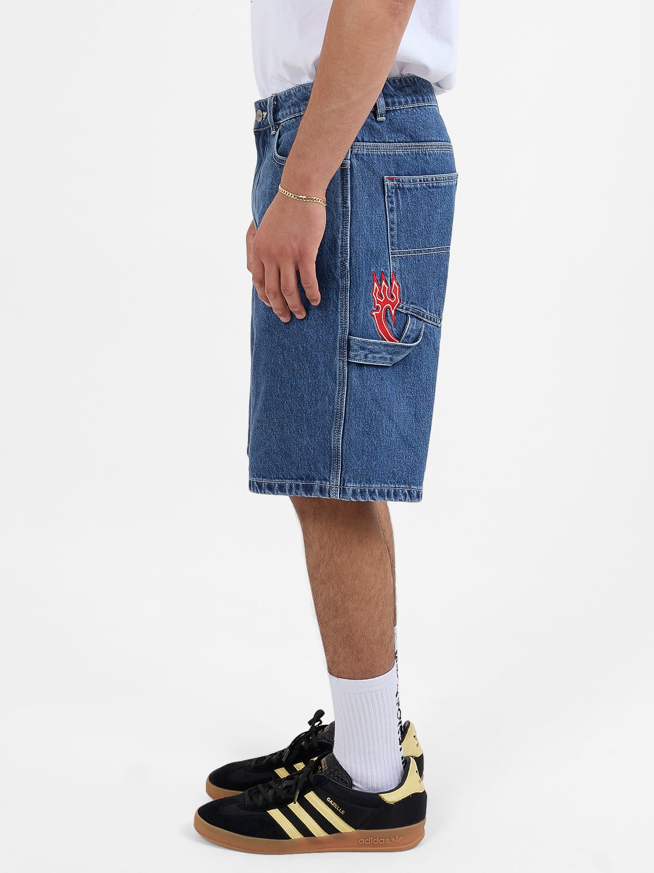 Playtime Carpenter Short - Worn Blue Rinse 28